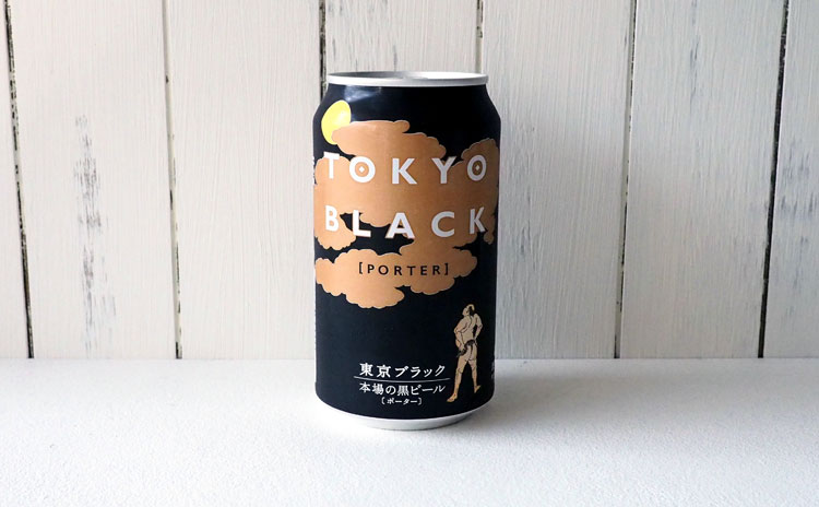 東京ブラックの缶のラベル